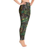 Midnight Mushrooms Yoga Leggings