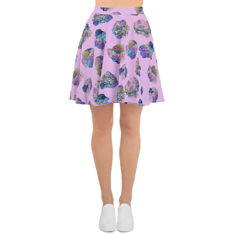 Pastel Crystal Cluster Skater Skirt