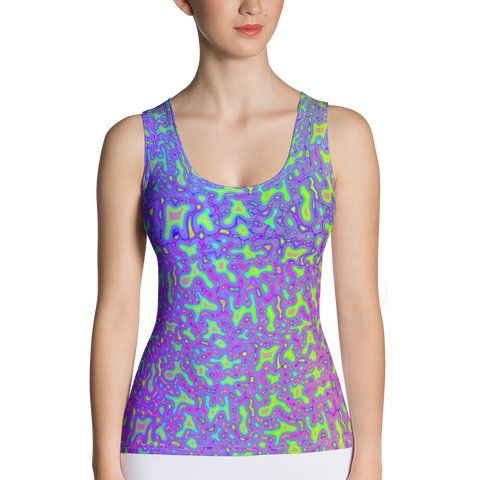 Psychedelic Mess Sublimation Cut & Sew Tank Top