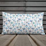 Blue Shroom Rectangular Pillow