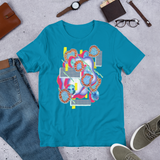 Turquoise Organism Short-Sleeve Unisex T-Shirt