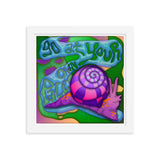 Go At Your Own Pace Framed Print