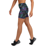 Space Shroom Yoga Shorts