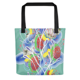 Teal Organism Tote bag