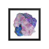 Crystal Cluster 2 Framed Print