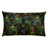 Midnight Mushrooms Rectangular Pillow