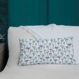 Blue Shroom Rectangular Pillow