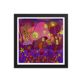 Stay Home Nighttime Framed Print