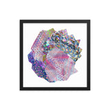 Crystal Cluster 4 Framed Print