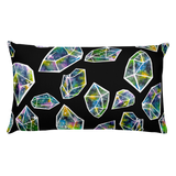 Cosmic Crystals Rectangular Pillow
