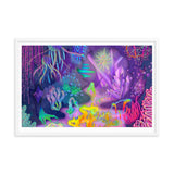 Crystal Cave Framed Print