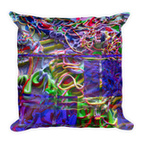 Alien Puke: Satellite Image Pillow