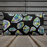 Cosmic Crystals Rectangular Pillow