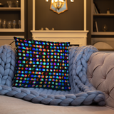 Flip Flop Ink Spots Square Pillow