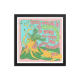 Opportunity to Grow Pastel Framed Print