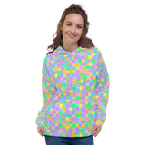 Pastel Psychedelic Square Hoodie