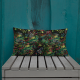 Midnight Mushrooms Rectangular Pillow