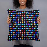 Flip Flop Ink Spots Square Pillow