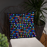 Flip Flop Ink Spots Square Pillow