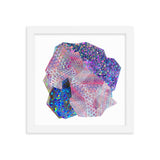 Crystal Cluster 2 Framed Print