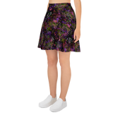 Sunset Shrooms Skater Skirt