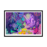 Crystal Cave Framed Print