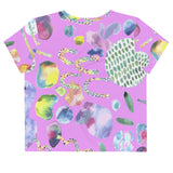 Bubblegum Garden Crop Tee