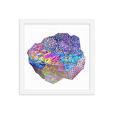 Crystal Cluster 3 Framed Print