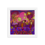 Stay Home Nighttime Framed Print