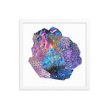Crystal Cluster 6 Framed Print
