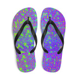 Psychedelic Mess Flip-Flops