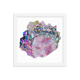 Crystal Cluster 5 Framed Print
