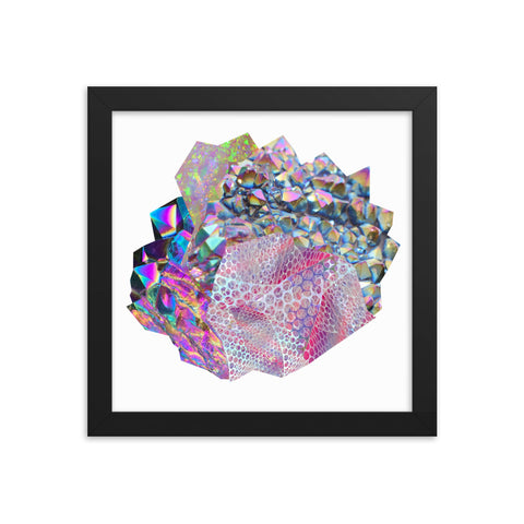 Crystal Cluster 5 Framed Print