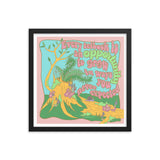 Opportunity to Grow Pastel Framed Print