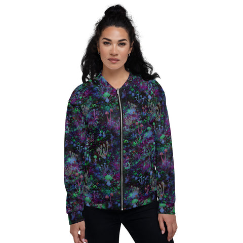 Space Shrooms Bomber Jacket