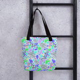 Electric Party Blues Tote bag
