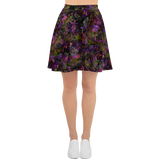 Sunset Shrooms Skater Skirt