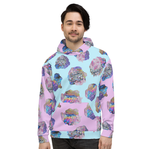 Crystal Cluster All-Over Unisex Hoodie
