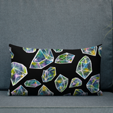 Cosmic Crystals Rectangular Pillow