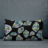 Cosmic Crystals Rectangular Pillow