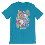 Turquoise Organism Short-Sleeve Unisex T-Shirt