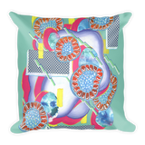 Rectangle Jelly Organism Square Pillow