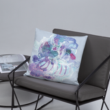 Blooming Organism Square Pillow