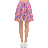 Rainbow Stoned Skater Skirt