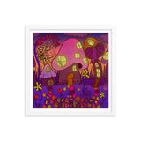 Stay Home Nighttime Framed Print