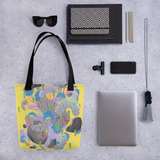 Yellow Organism Tote bag