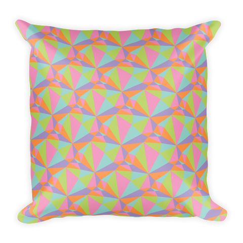 Pastel Prism Square Pillow