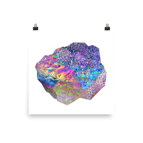 Crystal Cluster 3 Print