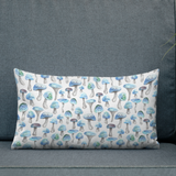 Blue Shroom Rectangular Pillow