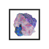 Crystal Cluster 2 Framed Print